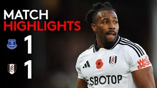 HIGHLIGHTS  Everton 11 Fulham [upl. by Tadashi]