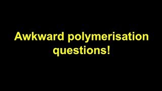 Awkward polymer questions [upl. by Yoral]