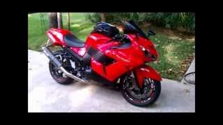 2006 Passion Red Kawasaki ZX14 [upl. by Buckie]