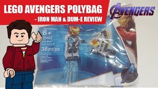 LEGO Avengers Endgame Iron Man and DUME 30452 Set Review [upl. by Alton]