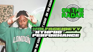 WolfaceJoeyy quotNymphoquot On The Radar Live Performance [upl. by Krahling]