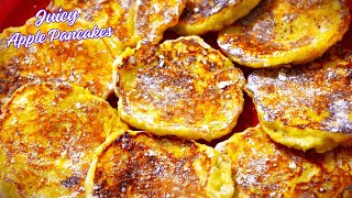 Juicy Apple Pancakes for Kids  Perfect for Breakfast amp School Tiffin [upl. by Leidgam]