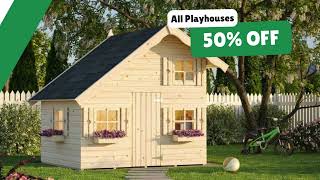 Holiday Playhouse Sale Save Up to 50 OFF [upl. by Nikolos]