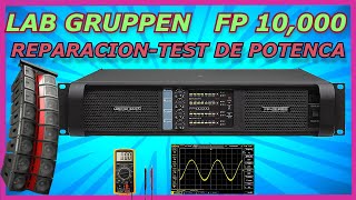 AMPLIFICADOR FP 10000 TEST DE POTENCIA ✨ REPARACION  PRUEBA DE SONIDO 🎵🔊💪 [upl. by Ecirtac]