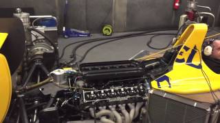 Formula 1 Lotus Lamborghini V12 dyno test [upl. by Dorolisa]