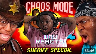 REACTING TO SIDEMEN AMONG US CHAOS MODE SHERIFF SPECIAL [upl. by Karola]