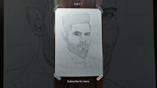 Drawing Ravindra Jadeja  Part1  ravindra jadejas sketch  sketch of ravindra jadeja [upl. by Nyrac]