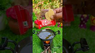 KitKat Chocolate🍫 VS Panipuri😜 shorts shortsvideo youtubeshorts minicocinar [upl. by Sateia]