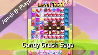 Candy Crush Saga Level 16541 [upl. by Ahseinod540]