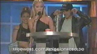 Anahi Premios Eres 2001 gana Mejor Protagonico [upl. by Aynnek]