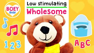 Wholesome Low Stimulation Toddler Show  Emotions amp Potty Training video  more  Non Stimulating [upl. by Leena]