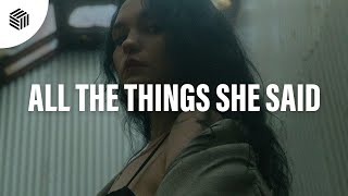 Blvck Cobrv  All The Things She Said [upl. by Rotberg911]