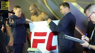 UFC 221 Yoel Romero Misses Weight Ahead of Luke Rockhold Title Fight [upl. by Ailak]