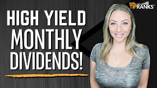 2 High Yield Monthly Dividend Stocks Collect 9 Yield Dividends Every Month [upl. by Derwood]