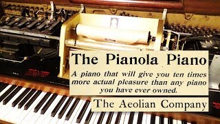 1960s Aeolian Pianola Player Piano Demonstration [upl. by Aiciram631]