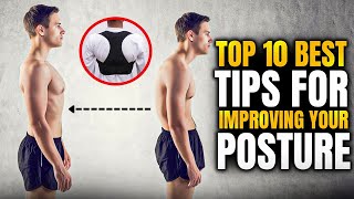 Top 10 Best Tips for Improving Your Posture  Achieve Better Alignment amp Comfort [upl. by Vicki]