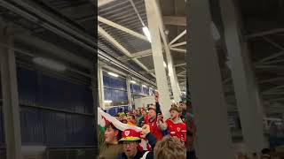 Tinty amp the bucket hats 🎶 Kieffer Moore chant before match vs Finland 🇫🇮🏴󠁧󠁢󠁷󠁬󠁳󠁿 ⚽️ [upl. by Azriel647]