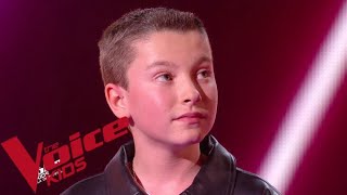 Johnny Hallyday  Lenvie  Théo  The Voice Kids France 2023  Demifinale [upl. by Noyr]