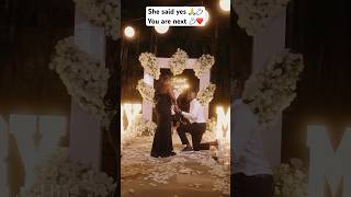 proposal engagementring engagement engaged marriageproposal ring youtube shorts trending [upl. by Eilsehc]