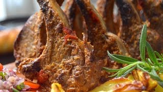 Grilled lamb chops [upl. by Ayotna914]