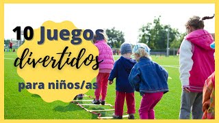 10 juegos DIVERTIVOS y entretenidos para NIÑOS [upl. by Ppik838]