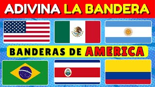 Adivina la Bandera de AMERICA 🌎 [upl. by Thorlay772]