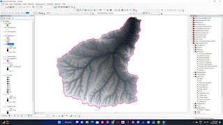 Generate watershed from DEM using Global Mapper [upl. by Severen]