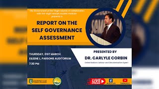 Report of the SelfGovernance Assessment Dr Carlyle Corbin [upl. by Audras]