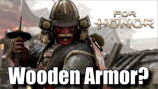 For Honor Samurai Wooden Armour  Historical or Fantasy [upl. by Nolat393]