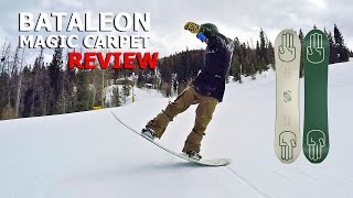 10 Butter Tricks amp Bataleon Magic Carpet Snowboard Review [upl. by Sitoiyanap]