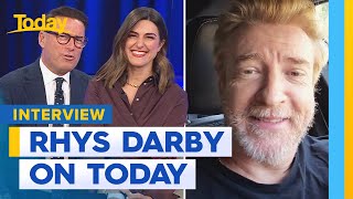 Rhys Darby catches up with Today  Today Show Australia [upl. by Ecnesse]