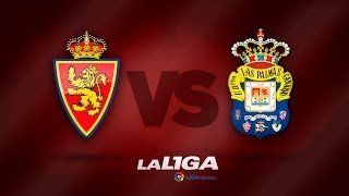 Resumen de Real Zaragoza 12 UD Las Palmas  HD [upl. by Leruj]