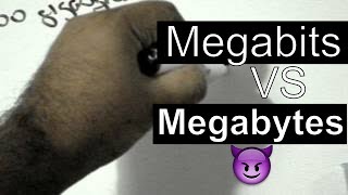 Megabits vs Megabytes [upl. by Electra]