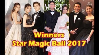 WINNERS at Star Magic Ball 2017  Kathryn Julia LizQuen KissMarc Pia Luis and Jessy [upl. by Carol]