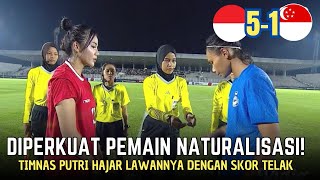 🌍 PEMAIN NATURALISASI BRACE  Timnas Putri Vs Singapura  Ujicoba Internasional Level Asia [upl. by Hagan]