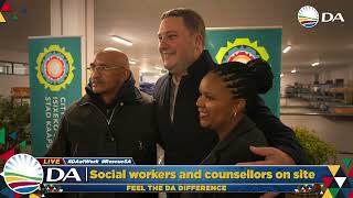 DAled City of Cape Town opens 300bed Ebenezer Safe Space shelter for the homeless [upl. by Hpseoj264]