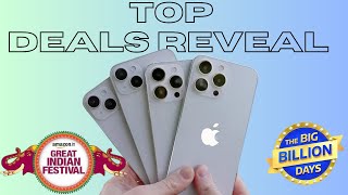 iPhone deals reveal iPhone 131415 Deals  Flipkart Big Billion days 2024 [upl. by Trella]