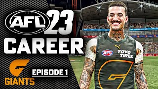 AFL 23 Career Mode  GWS  AFL Debut [upl. by Wavell]