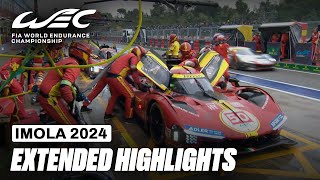 Extended Highlights I 2024 6 Hours of Imola I FIA WEC [upl. by Phelps]