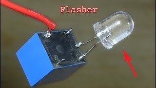 How to make a turn indicator light flasher Relay flasher [upl. by Freida941]