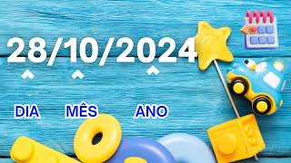 CALENDÁRIO DE 28 DE OUTUBRO DE 2024 ALUNONOTADEZ10 ensinofundamental [upl. by Dosh]