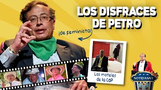 LOS MEJORES DISFRACES DE PETRO ¡HASTA DE FEMINISTA  LO MÁS CHISTOSO DE LA COP notidanny [upl. by Neilson136]