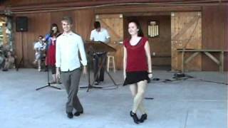 Percussive Irish dance duet at Wheatland 2010 TAW [upl. by Siraf]