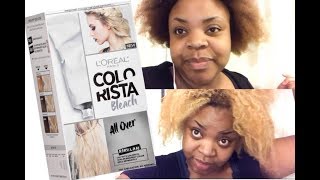 CRASH TEST  COLORISTA SUR MES CHEVEUX NAPPY 💆🏾‍♀️ [upl. by Labina969]