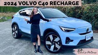 Sexy Electric Fastback gets Better for 2024 Volvo C40 Recharge [upl. by Bumgardner]