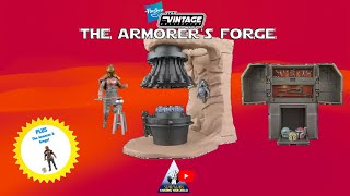 Star Wars Vintage Collection The Mandalorian Armorers Forge [upl. by Artenra]