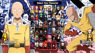 One Punch Man Mugen V10  Saitama  Gameplay [upl. by Ebbie]