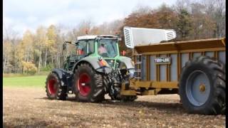 Tubeline Nitro Manure Spreader DEMO [upl. by Atekan344]