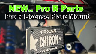 Pro R license Plate Mount Easy install video wbloopers [upl. by Lorolla]