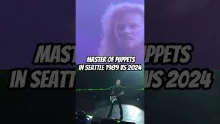 MASTER OF PUPPETS IN SEATTLE 1989 VS 2024 [upl. by Kristie]